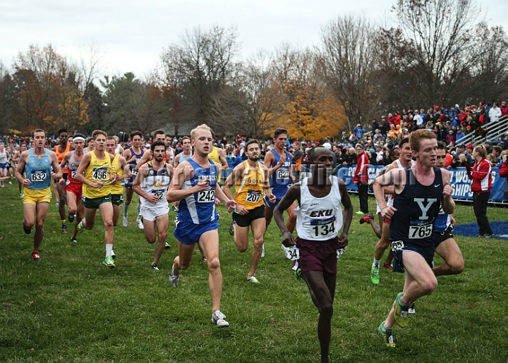 2015NCAAXC-0126.JPG - 2015 NCAA D1 Cross Country Championships, November 21, 2015, held at E.P. "Tom" Sawyer State Park in Louisville, KY.